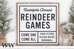 Rudolph's Reindeer Games SVG |Christmas SVG Product Image 1
