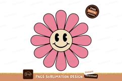 Pink flower happy face smile Product Image 1