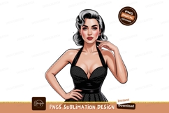 Glamorous woman retro style vintage pinup Product Image 1