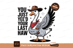 Cowboy goose with gun bandana Product Image 1