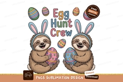 Sloths Easter Egg Hunt Crew image Product Image 1