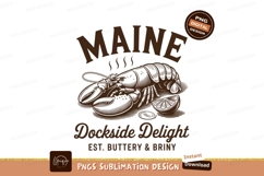 Maine lobster dockside delight seafood crustacean Product Image 1