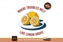Yellow lemons on dark plate fruit Product Image 1