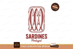 Red fish sardines portugal emblem image Product Image 1