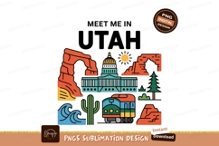 Desert arch building train cactus sun image Product Image 1