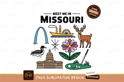 Gateway Arch riverboat deer flower capitol golf stag Product Image 1