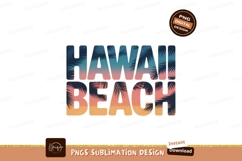 Hawaii beach palm sunset tropical Product Image 1