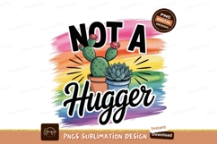 Prickly plants rainbow text cactus succulent Product Image 1