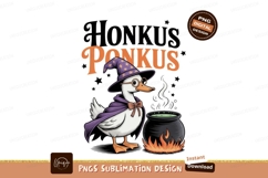 Duck witch brewing potion cauldron Product Image 1