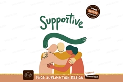 People hugging supportive friendship connection Product Image 1