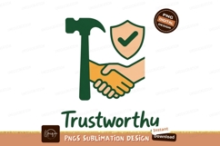 Hammer handshake shield checkmark trust Product Image 1
