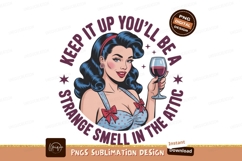 Woman holding wine glass pop art image Product Image 1