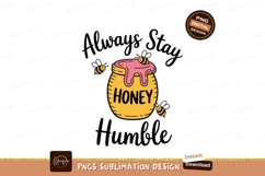 Yellow honey pot pink dripping sweet bees image Product Image 1