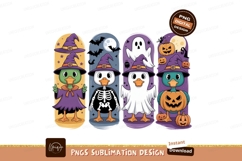 Halloween ducks costumes pumpkins ghosts image Product Image 1