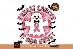 Pink ghost ribbon breast cancer awareness image Product Image 1