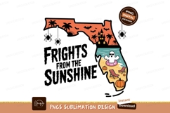 Florida Halloween beach castle bats pumpkins ghost Product Image 1