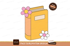 Yellow book pink flowers orange white Product Image 1