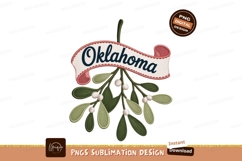 Oklahoma mistletoe ribbon leaves berries Product Image 1