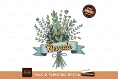 Floral bouquet ribbon green yellow Product Image 1