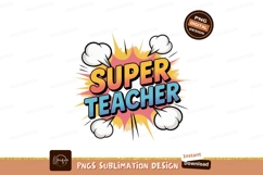 Super Teacher Comic Style education Product Image 1
