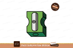 Green pencil sharpener with silver blade image Product Image 1