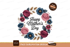 Floral wreath greeting roses flowers Product Image 1