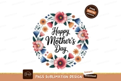 Floral wreath greeting flowers pink Product Image 1