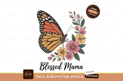 Monarch butterfly floral wreath orange black Product Image 1
