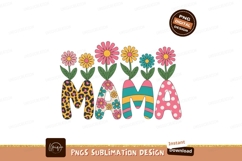 Mama flowers leopard stripes polka dots image Product Image 1