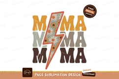 Heart shaped floral word art retro groovy Product Image 1