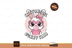Cute bunny blowing bubblegum rabbit pink Product Image 1