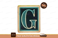Vintage letter G graphic image Product Image 1