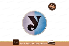 Black letter y heart circle image Product Image 1