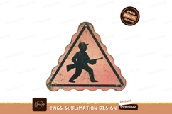 Hunter warning sign silhouette rifle Product Image 1