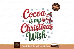 Cocoa Christmas Wish Snowman drink Product Image 1