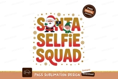 Santa Elf Selfie Squad Christmas Product Image 1