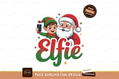Santa Elf Selfie Christmas Celebration holiday Product Image 1
