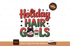 Holiday hair goals festive graphic image Product Image 1