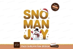 Snowman festive greeting winter holiday Product Image 1