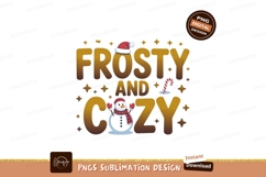 Frosty and cozy snowman candy cane scarf Product Image 1