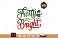 Frosty bright snowman holiday festive christmas Product Image 1