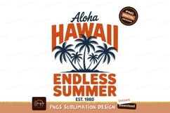 Aloha Hawaii Endless Summer Palm Trees image Product Image 1