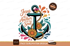 Anchor soul Jesus flowers sunflower Product Image 1