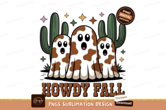 Cow print ghosts cactus stars image Product Image 1