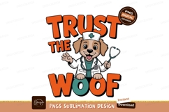 Cute dog doctor with stethoscope nurse medical Product Image 1