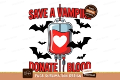 Save Vampire Donate Blood donation heart Product Image 1