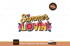 Summer Lovin Tropical Vibes hibiscus watermelon Product Image 1