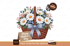 Daisy bouquet gift basket butterfly flowers daisies Product Image 1