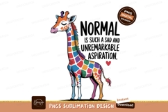 Colorful giraffe with squares rainbow animal Product Image 1