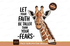 Giraffe portrait inspirational quote animal wildlife Product Image 1